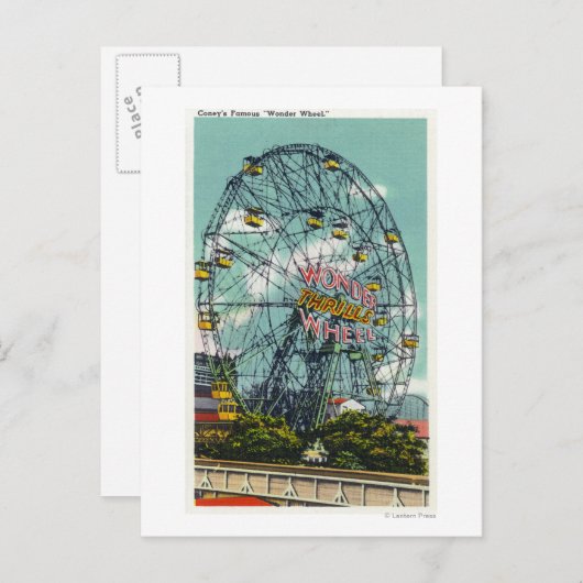 有名な観覧車疑問に思の眺め ポストカード (正面/裏面)