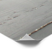 有名な言葉:平和 – 歩いて行くビーチ – ポスター (角)