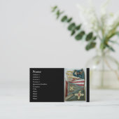 有名な連合軍旗-プレート1 - 名刺 (スタンド正面)