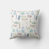 有名な陸標パターン クッション (裏面)