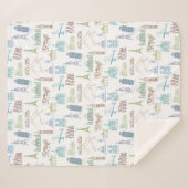 有名な陸標パターン シェルパブランケット (正面(横))