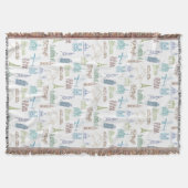 有名な陸標パターン スローブランケット (正面)