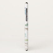 有名な陸標パターン Case-Mate iPhoneケース (裏面/左)