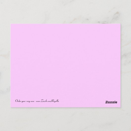 有名な1960年代の蜂の巣髪型カード ポストカード (裏面)