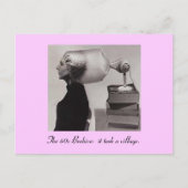 有名な1960年代の蜂の巣髪型カード ポストカード (正面)