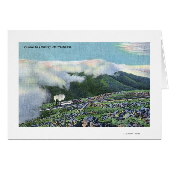 有名なCog鉄道の景色 (正面横)