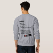 有名なKrystal スウェットシャツ (裏面フル)