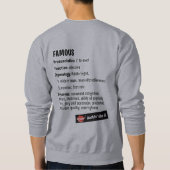 有名なKrystal スウェットシャツ (裏面)