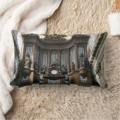 有名なSt Sulpice器官の枕 ランバークッション (ブランケット)