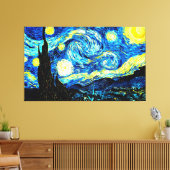 有名なVincent van 絵画ゴッホのStarry Night キャンバスプリント (インサイチュ (リビング))