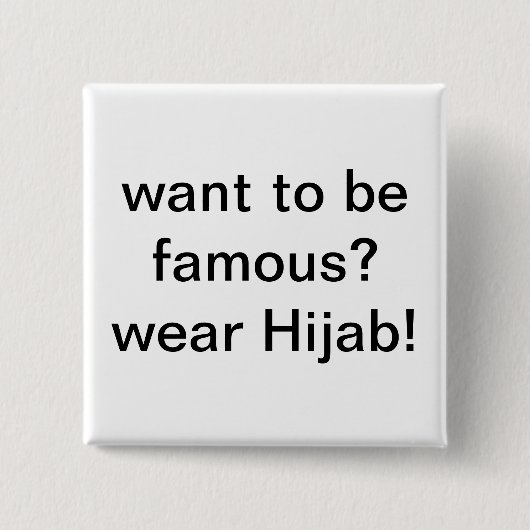 有名になりたいか?ボタン 缶バッジ (正面)