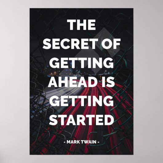 有名やる気を起こさせるで感動的引用文 ポスター (正面)