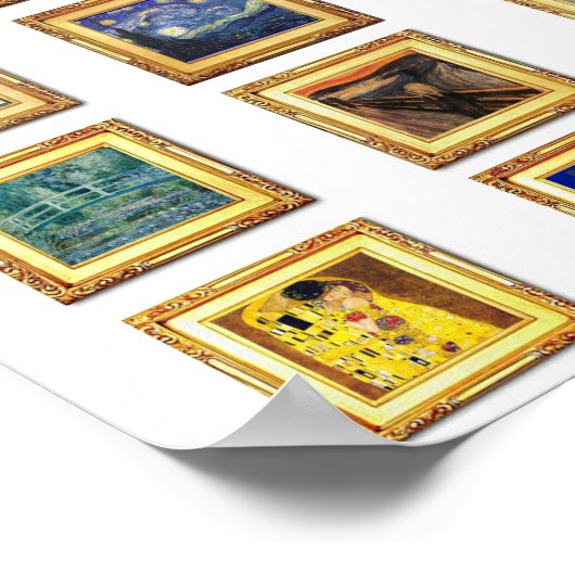 有名アートワーク ポスター (角)