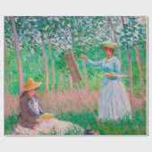 有名クロードモネ絵画のラッピング紙 ラッピングペーパー (フラット)