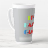 有名ゲームあなたはどのように有名な巨大なコーヒー カフェラテマグ (左アングル)