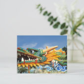 有名ドラゴンat Haw Par Villa inシンガポール・アジア ポストカード (スタンド正面)