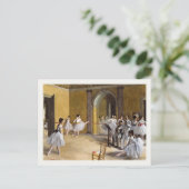 有名バレエ団絵画葉書 ポストカード (スタンド正面)