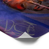 有名フラミンゴ ポスター (角)