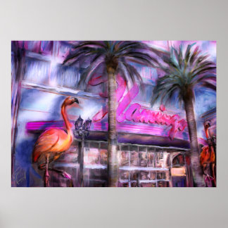 有名フラミンゴ ポスター