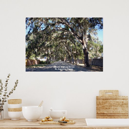 有名マグノリア通り聖オーガスティン… ポスター (キッチン)