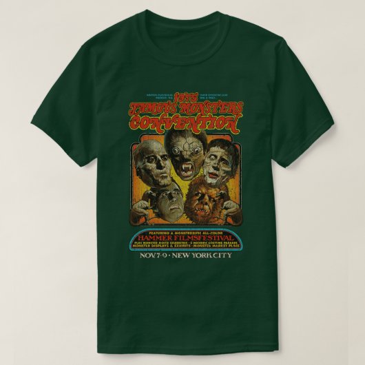 有名モンスターズ大会1975 Tシャツ (デザイン正面)