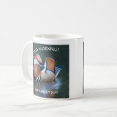 有名ユニークなカラフルミカン鴨 コーヒーマグカップ (正面左)