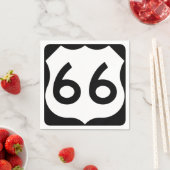 有名ルートシックシックス66紙パーティーナプキンス スタンダードカクテルナプキン (インサイチュ)