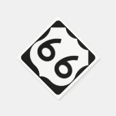 有名ルートシックシックス66紙パーティーナプキンス スタンダードカクテルナプキン (角)