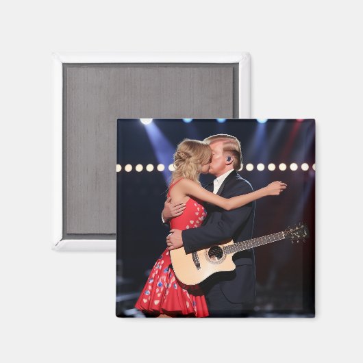 有名人と政治家の抱擁 マグネット (正面/裏面)