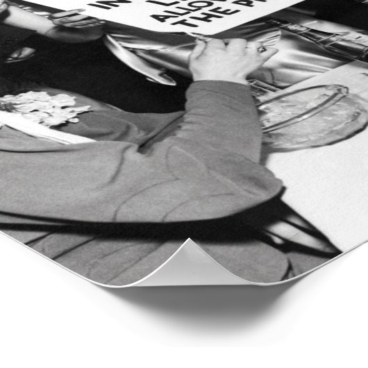 有名人の焼き付け禁止のサインc.1925 ポスター (角)