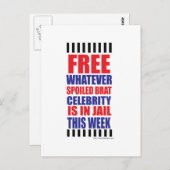 有名人を解放 ポストカード (正面/裏面)