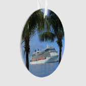 有名人シルエットクルーズトゥパラダイススノーフレーク オーナメント (正面)