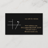 有名人ドッグアカデミーの名刺 名刺 (裏面)