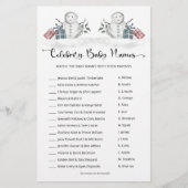 有名人ベビーネーム雪だるまベビーシャワー (正面)