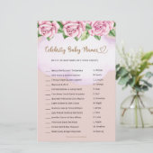 有名人赤ちゃん名テディベア女の子ベビーシャワー (スタンド正面)