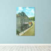 有名歌劇場の外観 キャンバスプリント (インサイチュ (ウッドフロア))