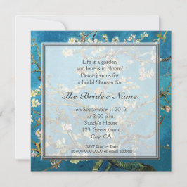 有名素晴らし美術ブライダルシャワーパーティー 招待状