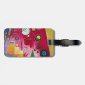 有名絵を描な赤 ラゲッジタグ (裏面横)