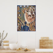 有名絵画なGeorges Pierre Seurat ポスター (キッチン)