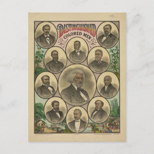 有名色人フレドリック双眼鏡 ポストカード (正面)