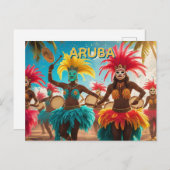 有場フェスティバルのカラーポストカード シーズンポストカード (正面/裏面)