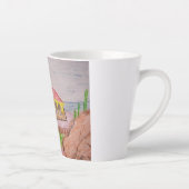 有場 カフェラテマグ (右)