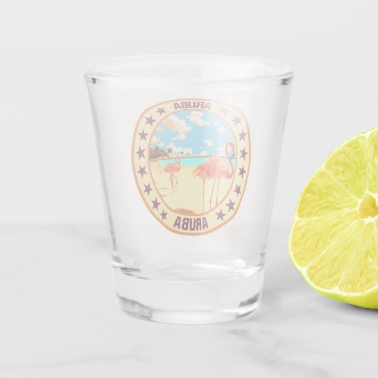 有場 ショットグラス (裏面)