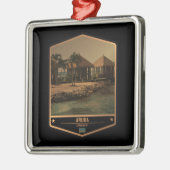 有場 メタルオーナメント (左)