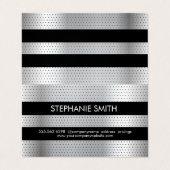 有孔金属パターン 名刺 (外部フラット)