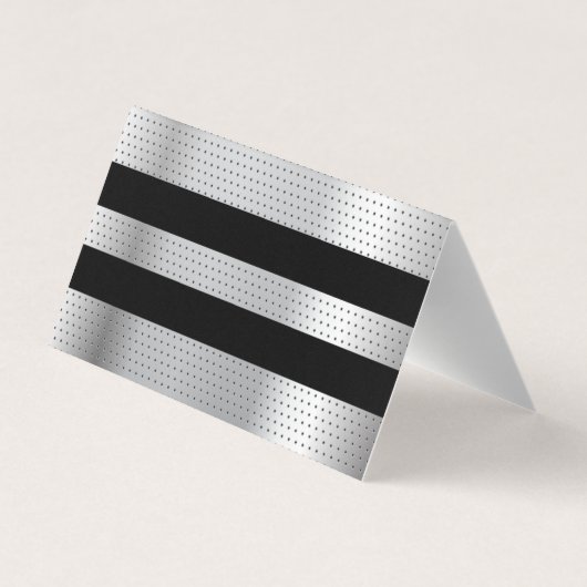 有孔金属パターン 名刺 (裏面)