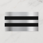 有孔金属パターン 名刺 (裏面)