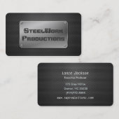 有孔金属プレート 名刺 (正面/裏面)