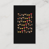 有害なきのこの森林ベニテングタケのコレクター 名刺 (正面)