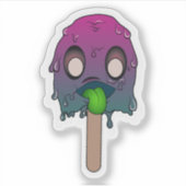 有害なアイスクリーム、アイスクリームモンスター シール (正面)